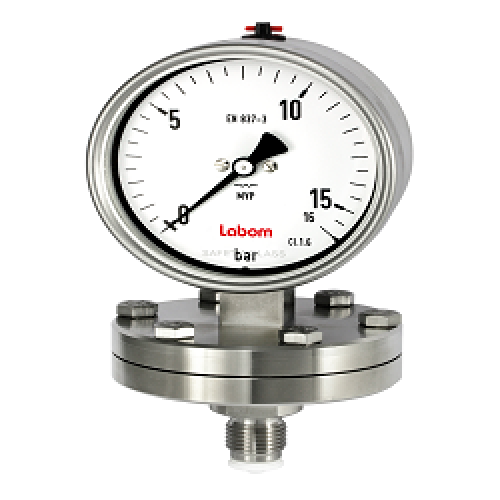 Đồng hồ đo áp suất dạng mặt bích BA2200 Labom
