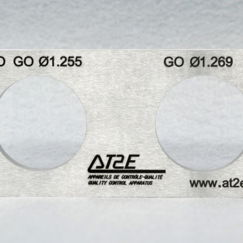 AT2E ODG-1 – Thước kiểm GO/NO-GO đường kính ngoài chai/nắp, tùy biến