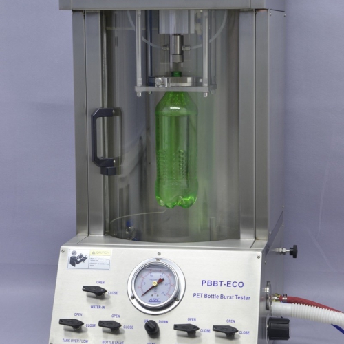 AT2E PBBT‑ECO – Burst tester chai PET, không dùng điện, dải 0–20 bar